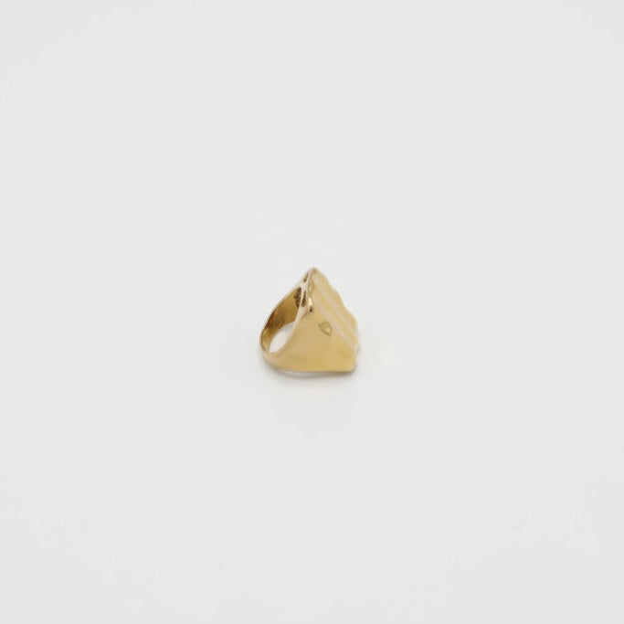 SQUARE STATEMENT RING