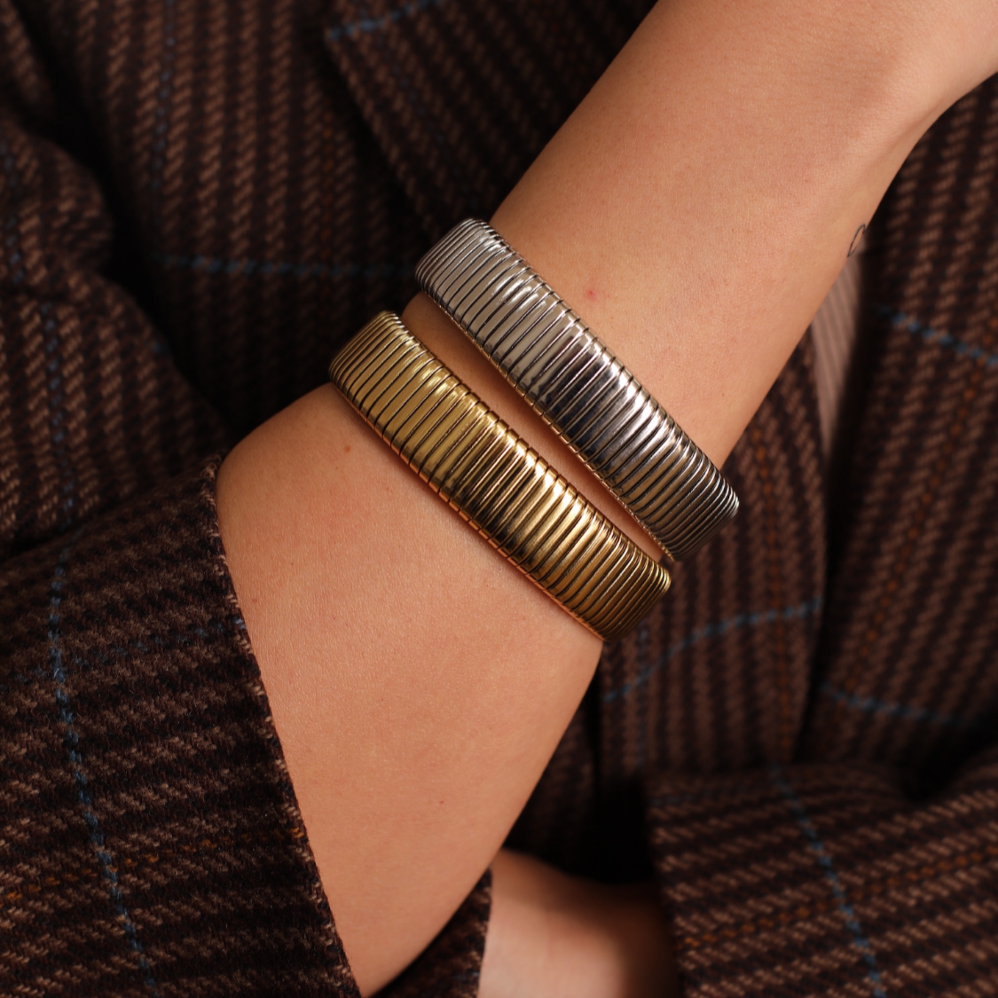 ELASTIC SNAKE CHAIN BRACELET