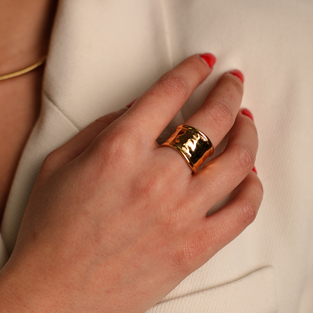 ASYMMETRIC OPEN RING