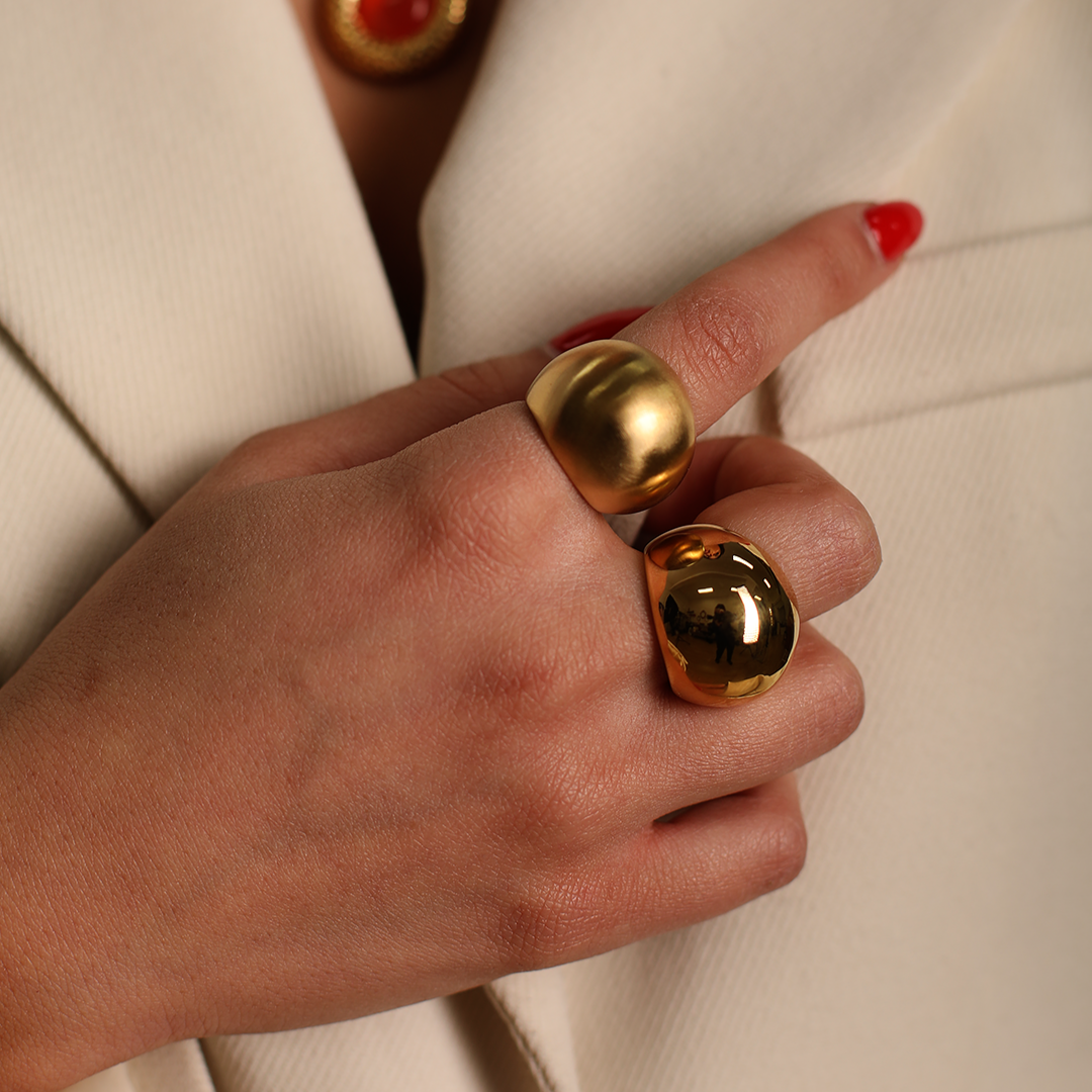 GOLDEN DROP RING